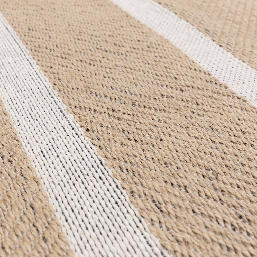 Global 120x170cm Cream Stripe Rug