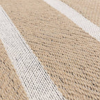 Global 160x230cm Cream Stripe Rug