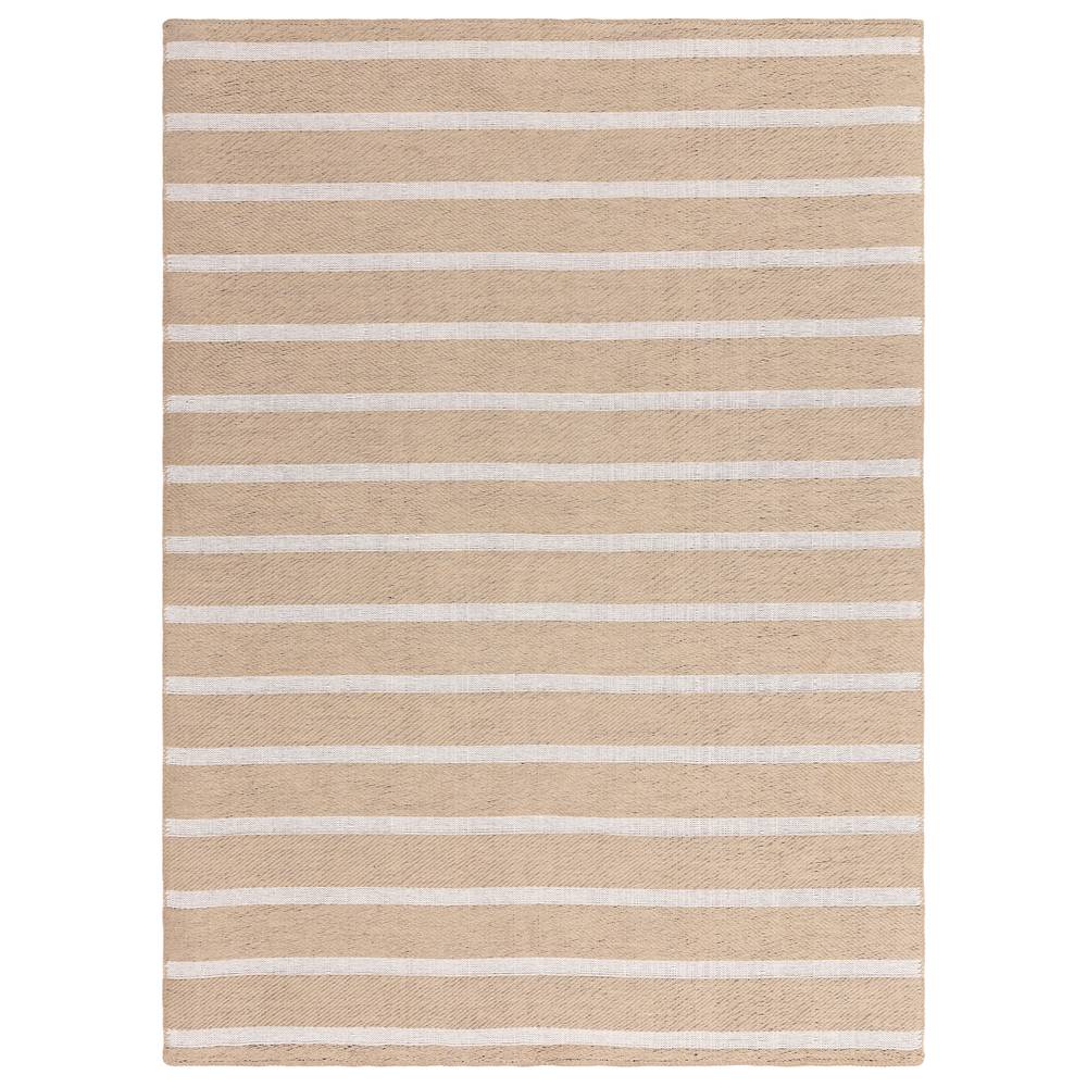 Global 160x230cm Cream Stripe Rug