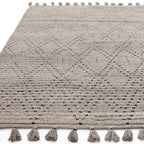 Nepal 120x170cm Grey/Black Diamond Rug Rug
