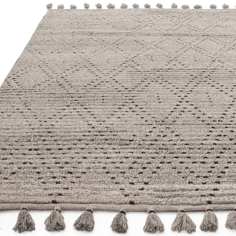 Nepal 120x170cm Grey/Black Diamond Rug Rug