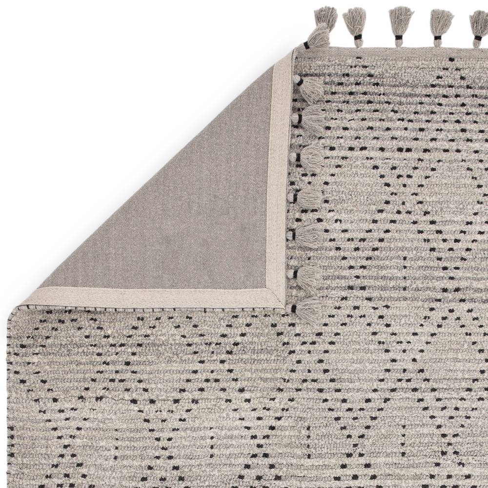 Nepal 200x290cm Grey/Black Diamond Rug Rug