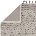 Nepal 200x290cm Grey/Black Diamond Rug Rug