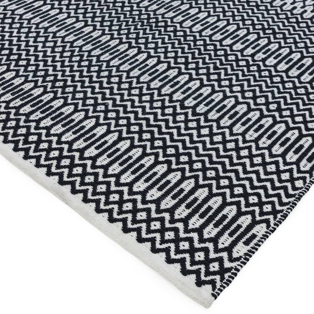 Halsey Rug 200x290cm Black Rug