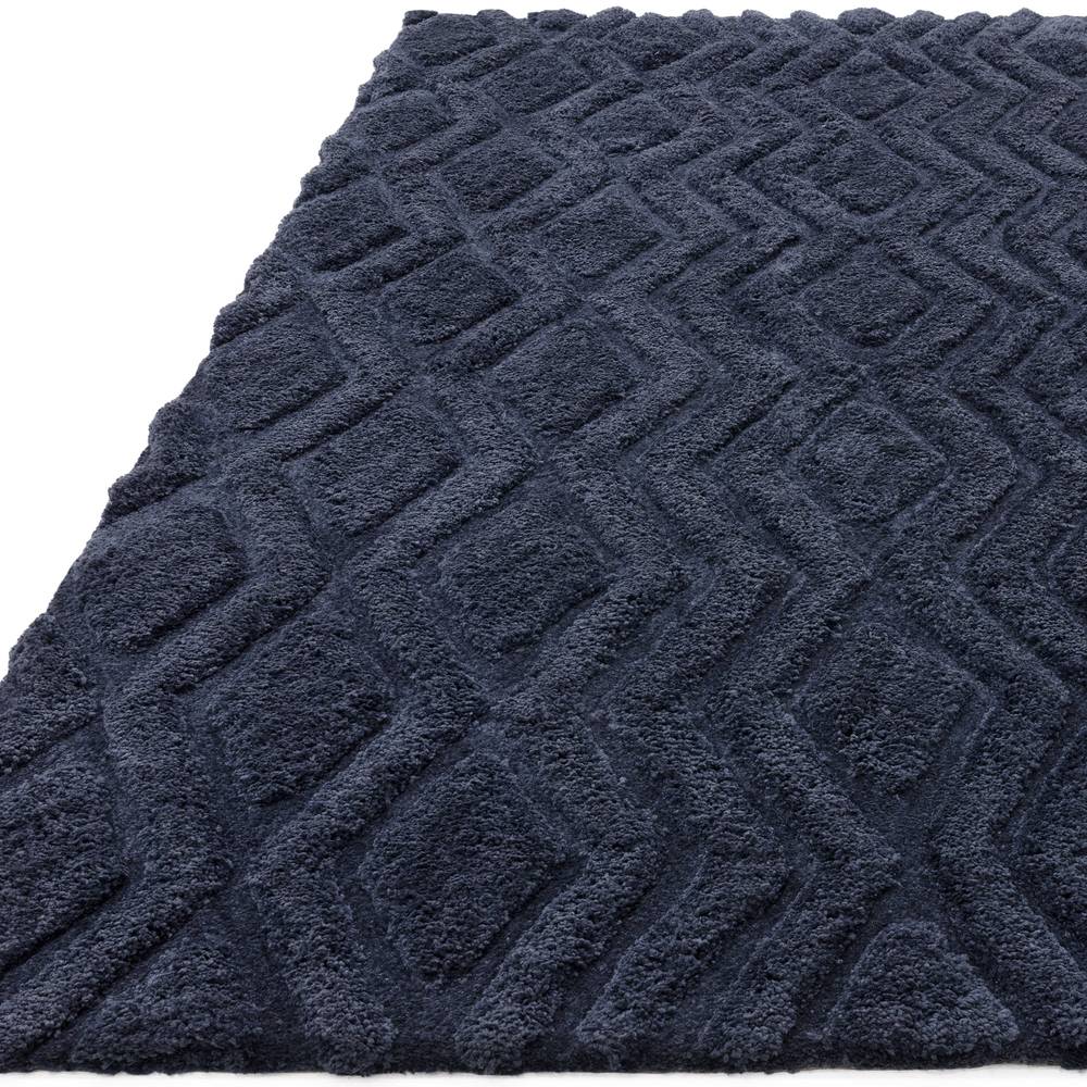 Harrison 120x170cm Navy Rug Rug