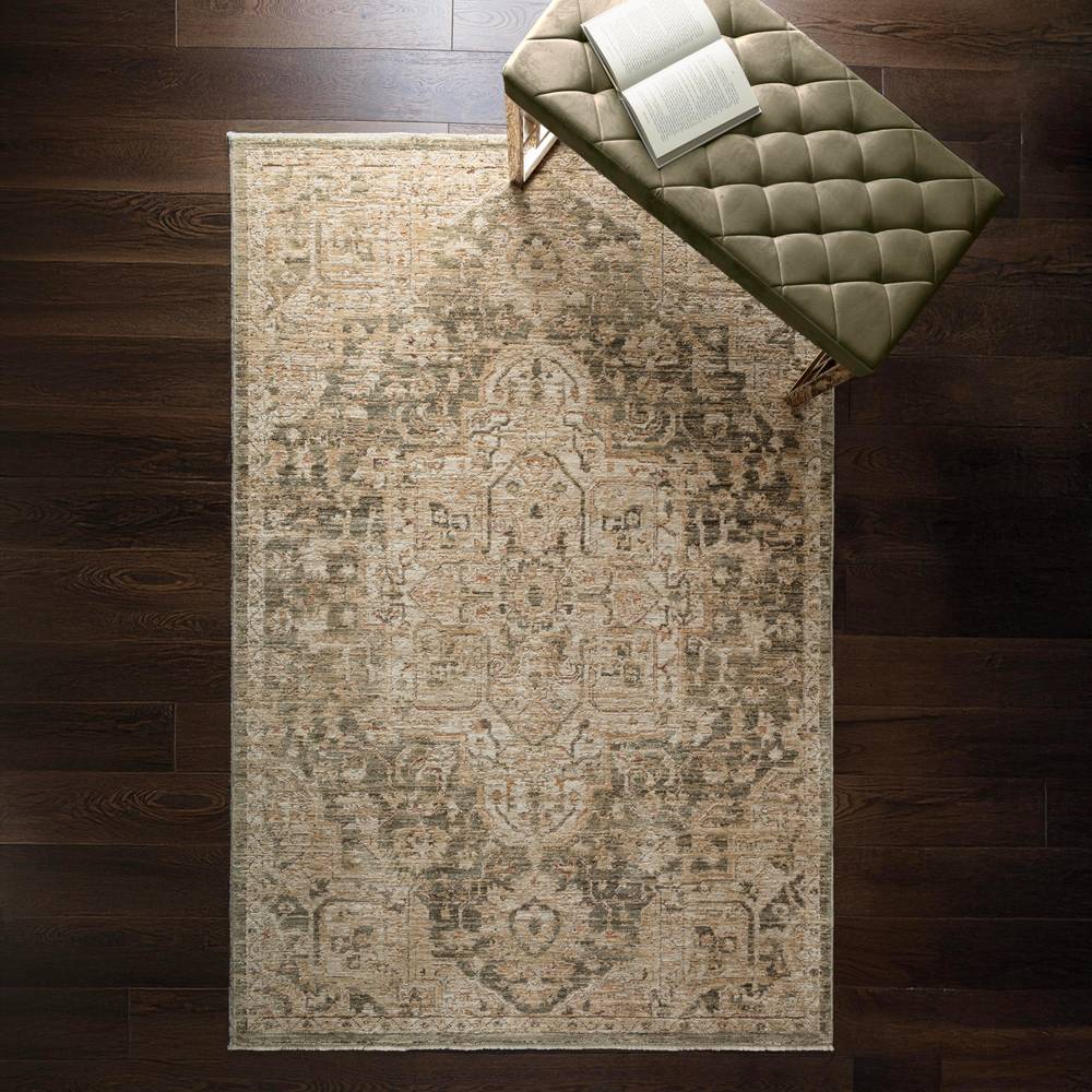 Heriz  067x240cm Serapi Green Rug