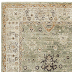 Heriz  080x160cm Ornate Green Rug