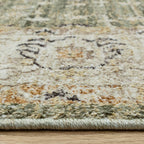 Heriz  080x160cm Ornate Green Rug