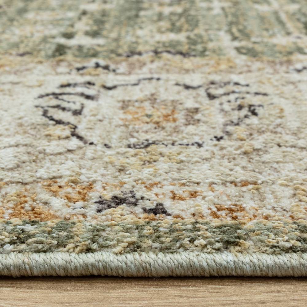 Heriz  160x240cm Ornate Green Rug
