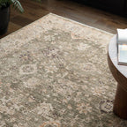 Heriz  200x300cm Ornate Green Rug