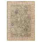 Heriz  160x240cm Ornate Green Rug