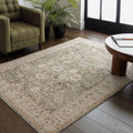 Heriz  160x240cm Ornate Green Rug