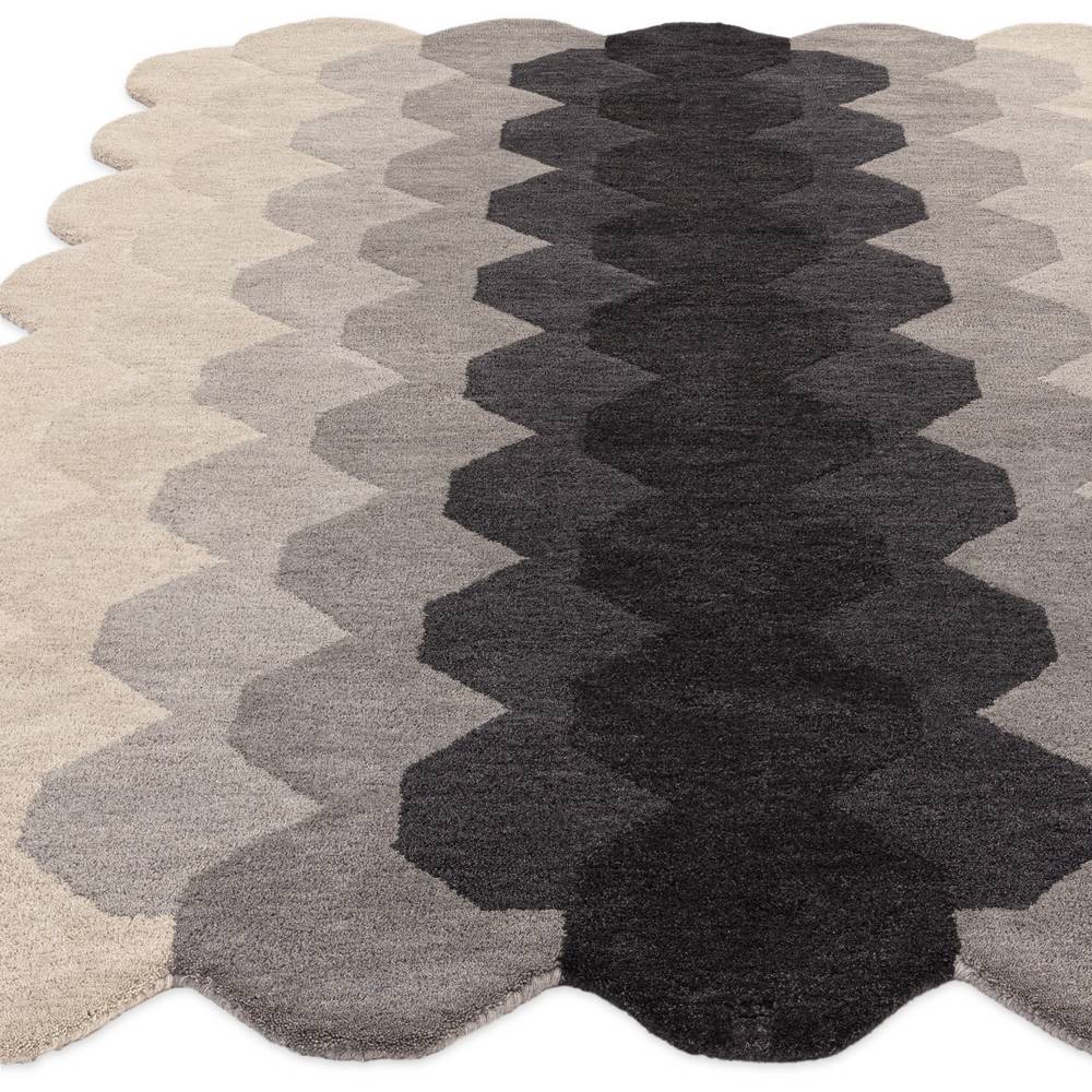 Hive 120x170cm Charcoal Rug