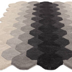 Hive 160x230cm Charcoal Rug