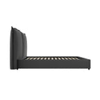 SUNDAY DEEP GREY KING SIZE BED