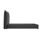 SUNDAY DEEP GREY SINGLE BED