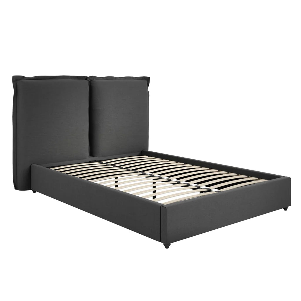 SUNDAY DEEP GREY SUPER KING SIZE BED