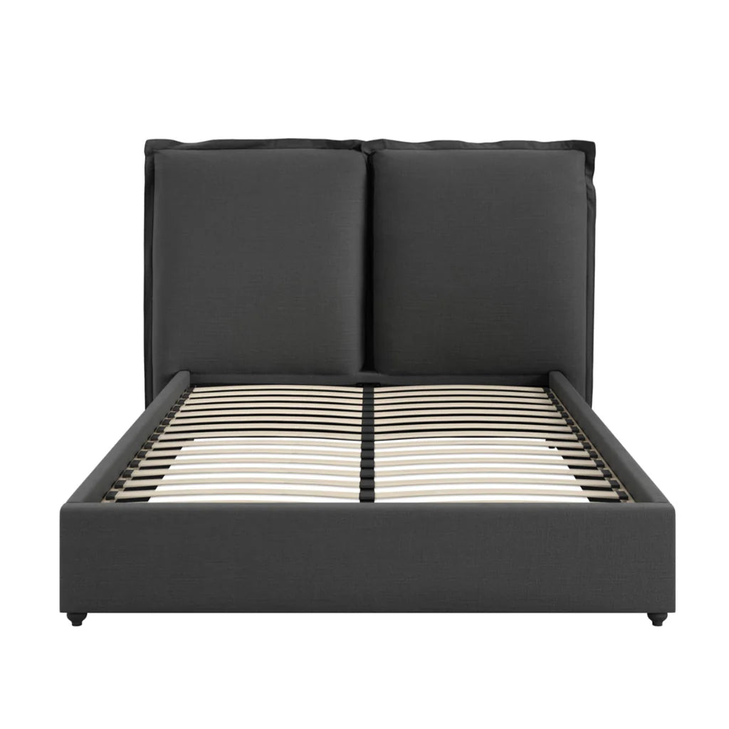 SUNDAY DEEP GREY SUPER KING SIZE BED