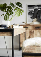 Ironbridge Industrial Metal & Wood Dining Table - Medium
