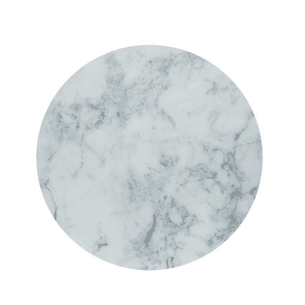 Fendi Round Coffee Table White Marble Glass