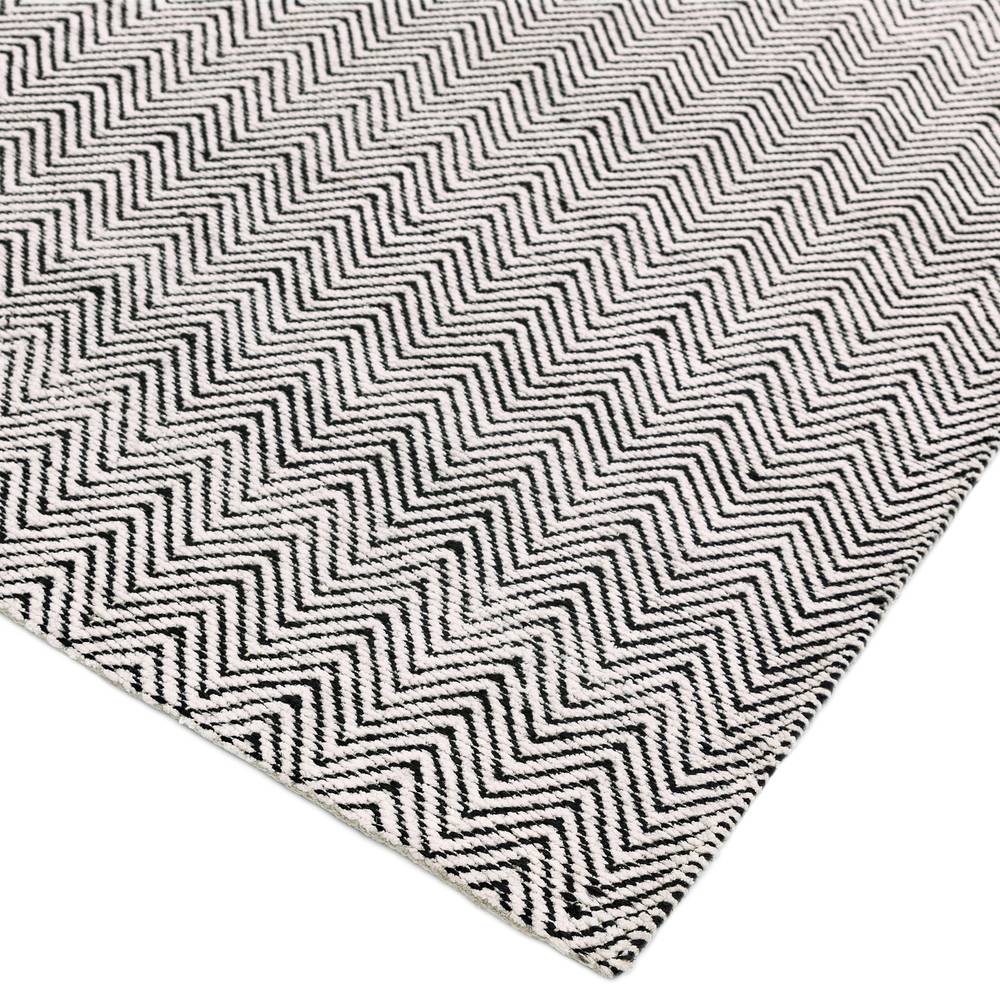 Ives Rug 120x170cm Black White Rug