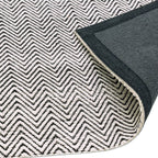 Ives Rug 120x170cm Black White Rug