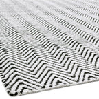 Ives Rug 100x150cm Black White Rug