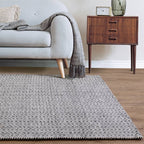 Ives Runner 066x200cm Black White Rug