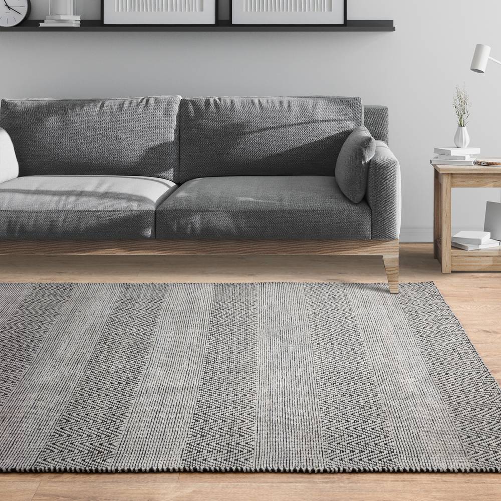 Ives Rug 120x170cm Grey Rug