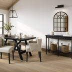 JACKSON MATTE BLACK CONSOLE TABLE