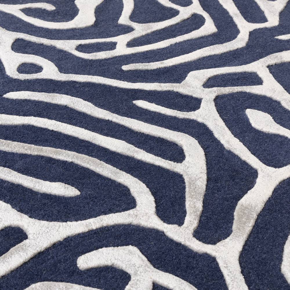 Katherine Carnaby Coral 240x340cm Blue Rug