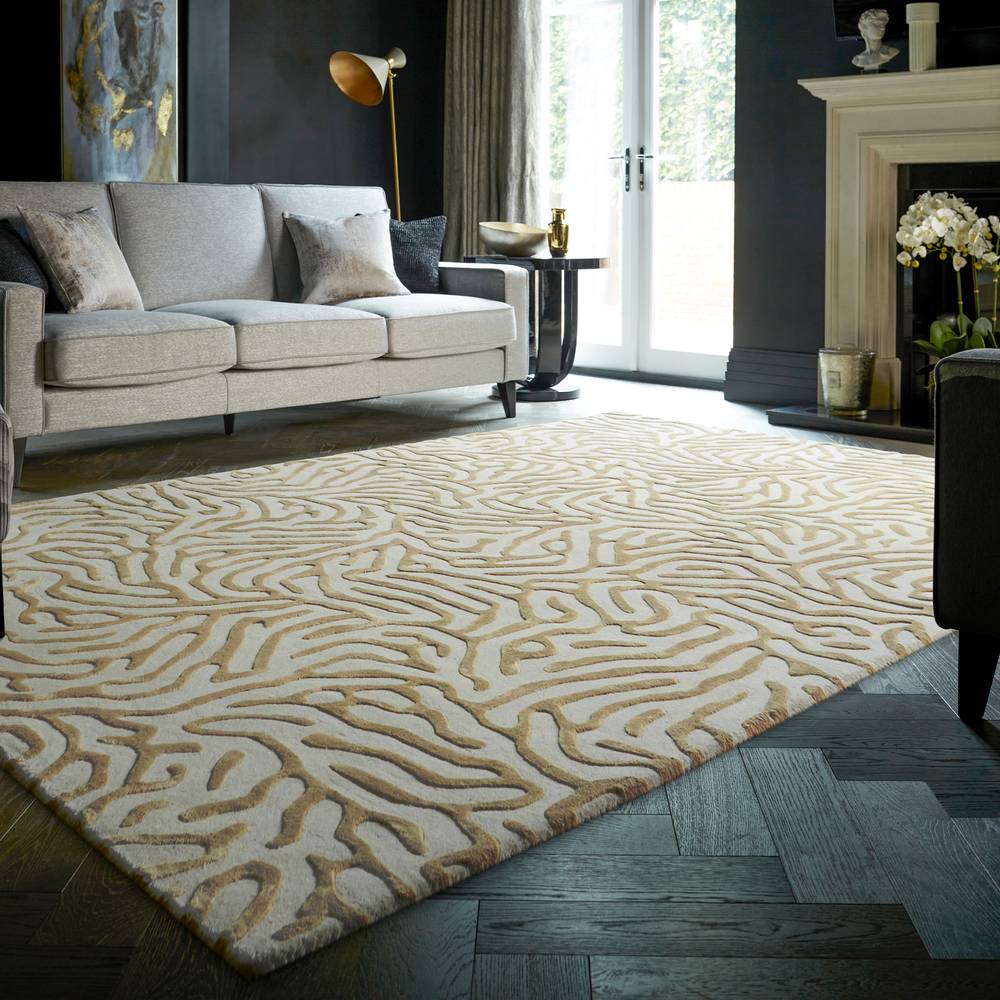 Katherine Carnaby Coral 240x340cm Gold Rug