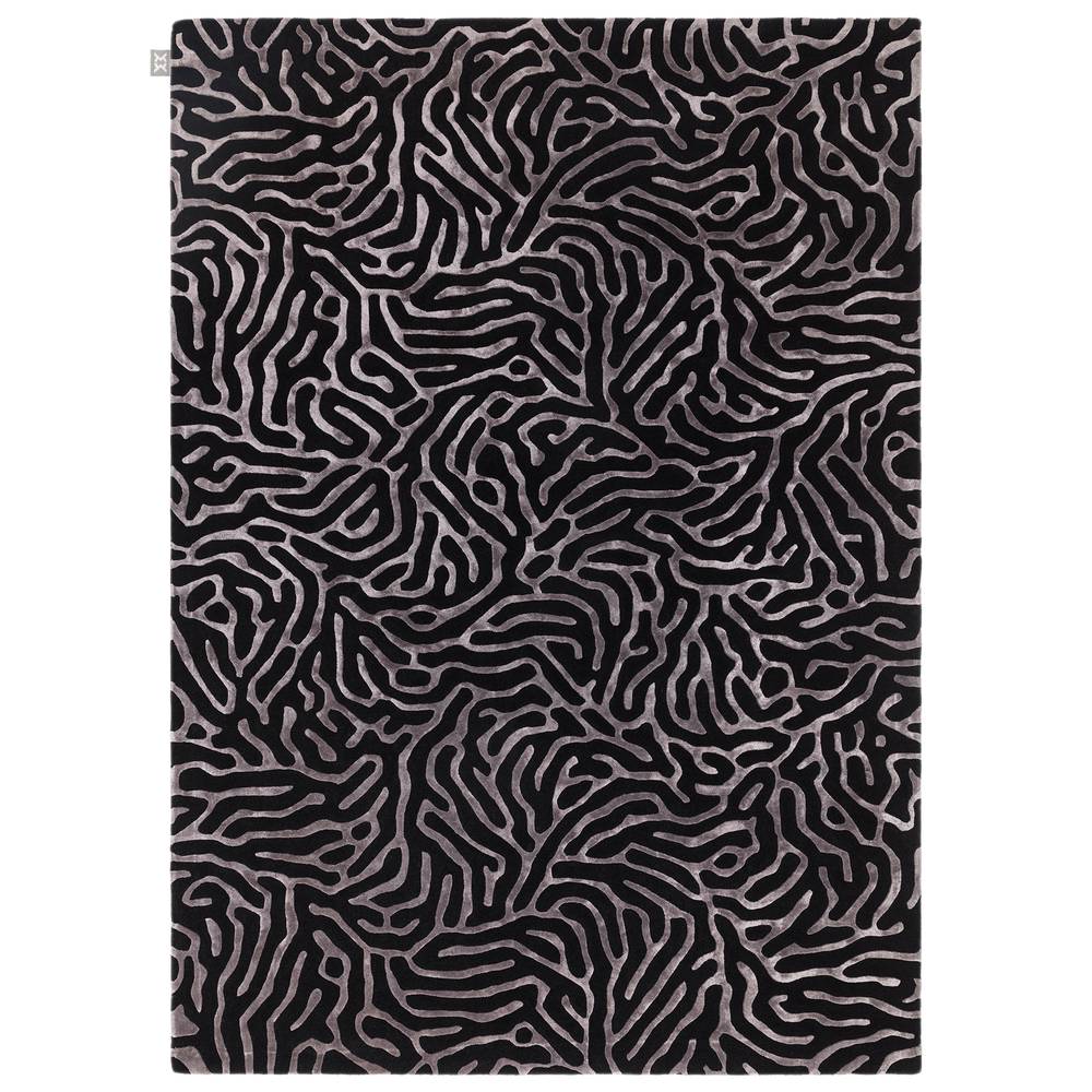 Katherine Carnaby Coral 120x180cm Gunmetal Rug