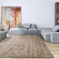 Kuza 080x150cm Abstract Beige Rug