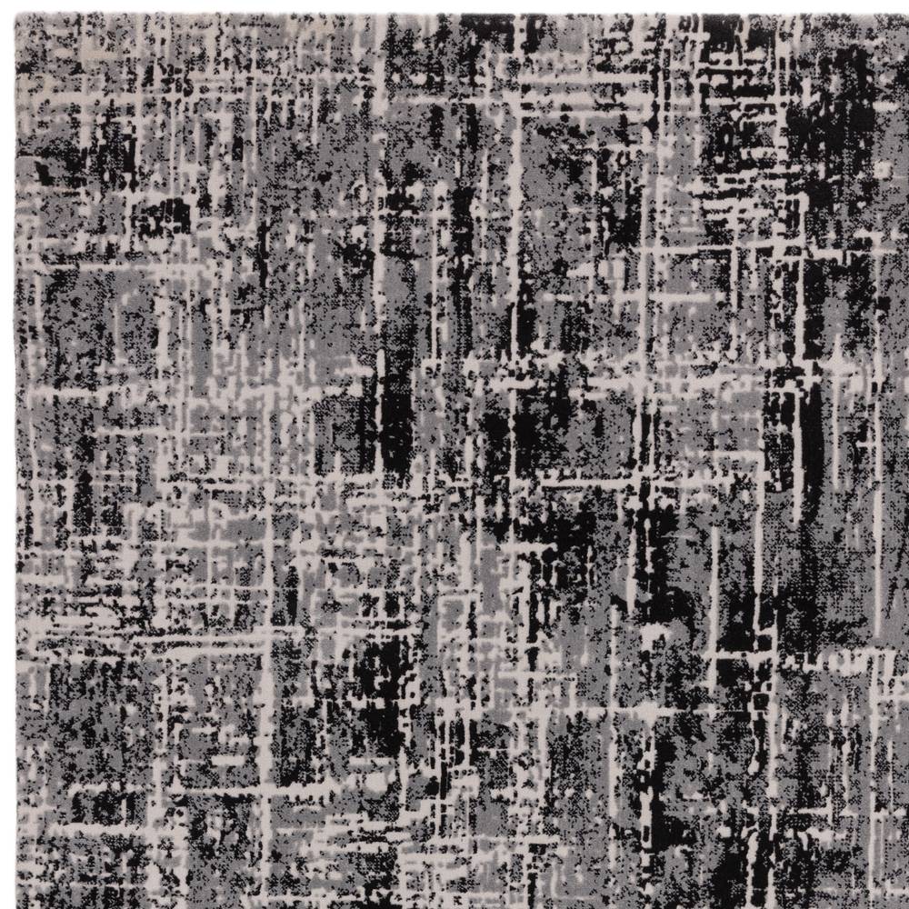 Kuza 160x230cm Abstract Black Rug