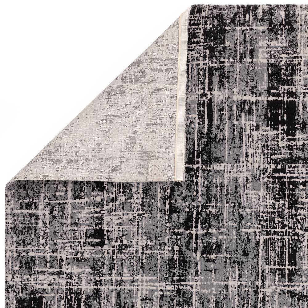 Kuza 160x230cm Abstract Black Rug