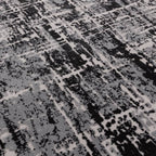 Kuza 200x290cm Abstract Black Rug