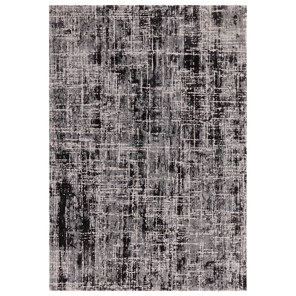 Kuza 160x230cm Abstract Black Rug
