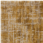 Kuza 240x340cm Abstract Gold Rug