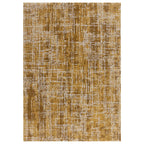 Kuza 120x170cm Abstract Gold Rug