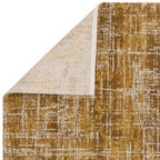 Kuza 240x340cm Abstract Gold Rug