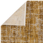 Kuza 200x290cm Abstract Gold Rug
