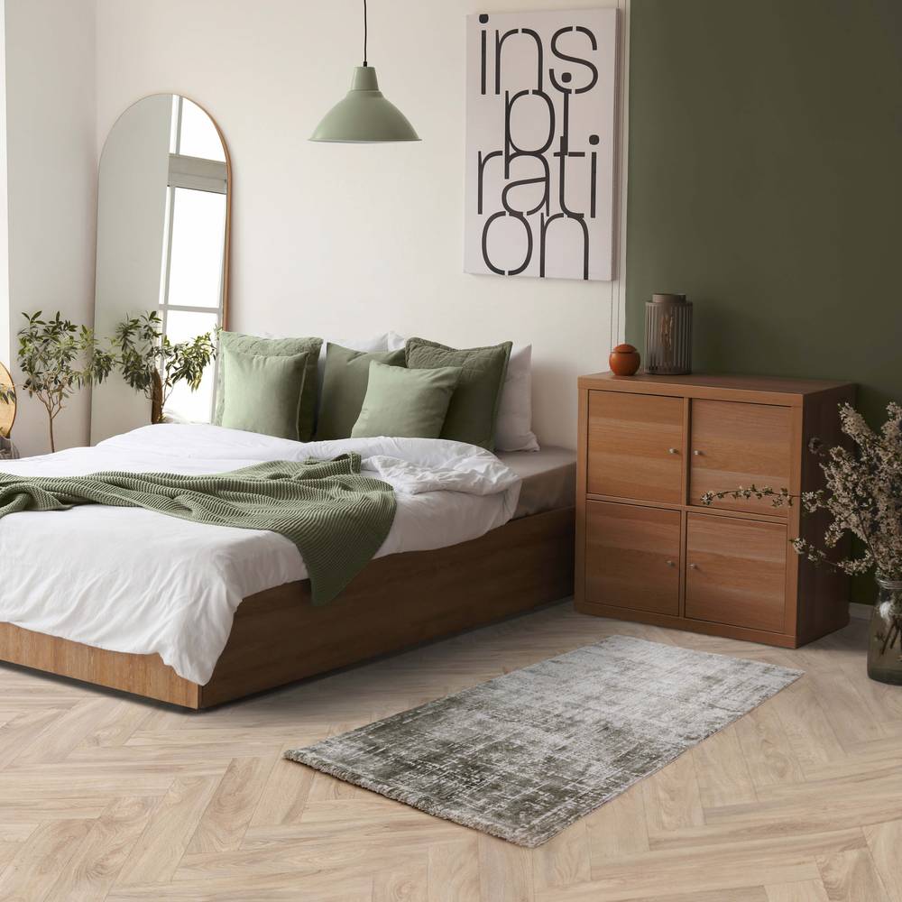 Kuza 160x230cm Abstract Green Rug