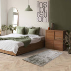 Kuza 240x340cm Abstract Green Rug