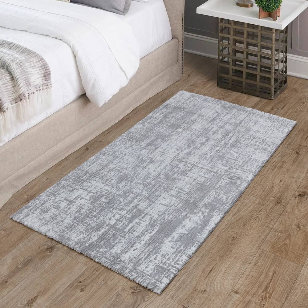 Kuza 160x230cm Abstract Grey Rug