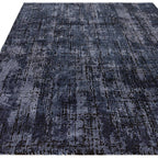 Kuza 160x230cm Abstract Navy Rug