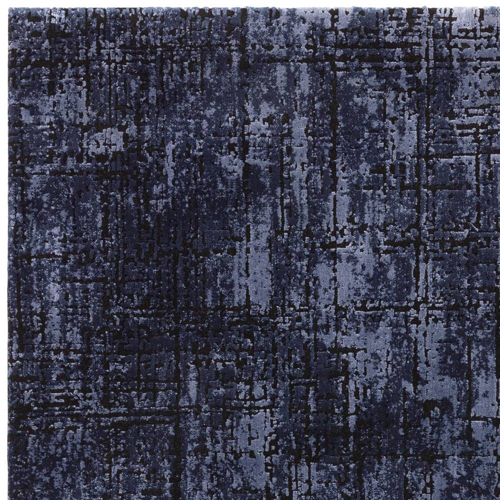 Kuza 080x150cm Abstract Navy Rug