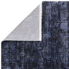 Kuza 080x150cm Abstract Navy Rug