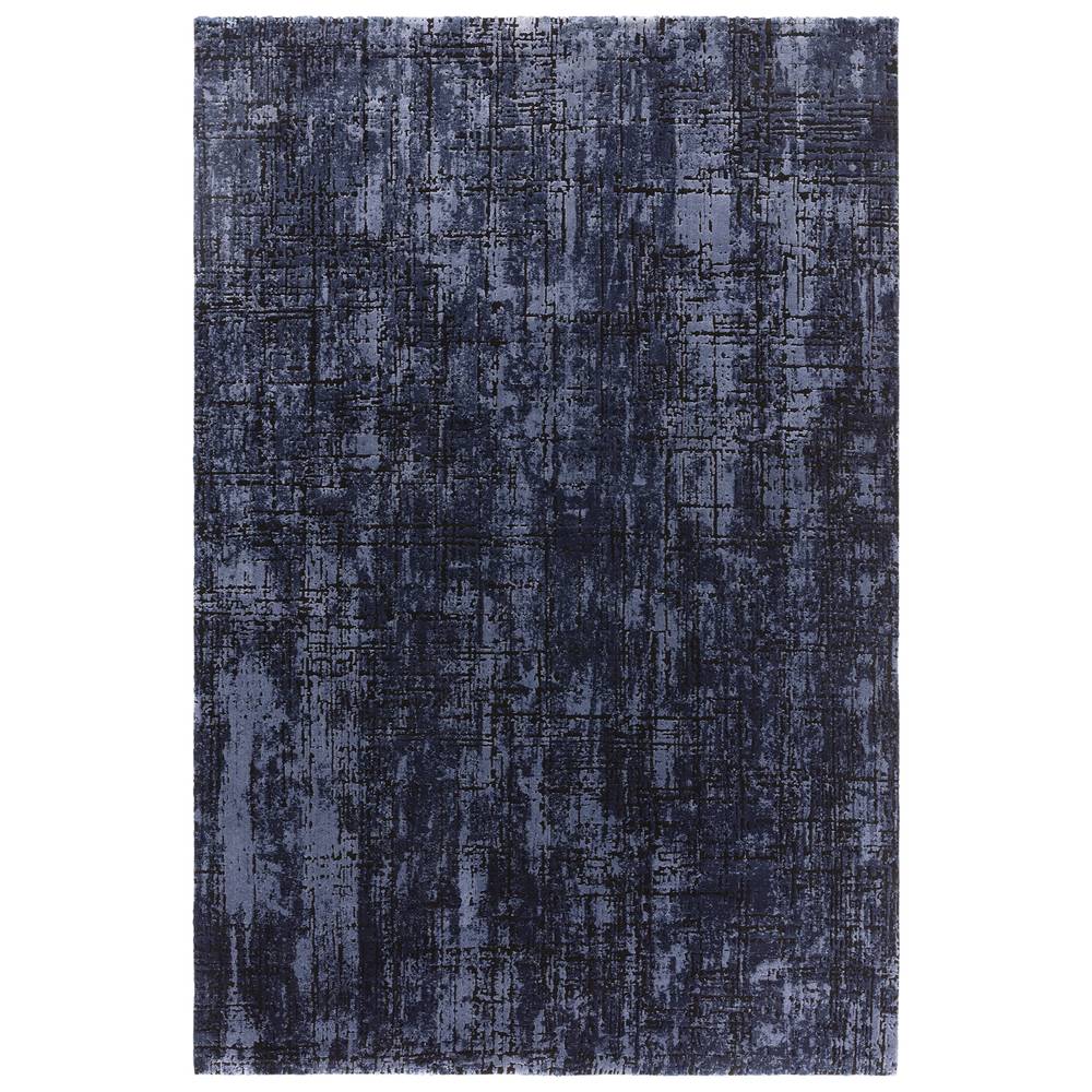 Kuza 160x230cm Abstract Navy Rug