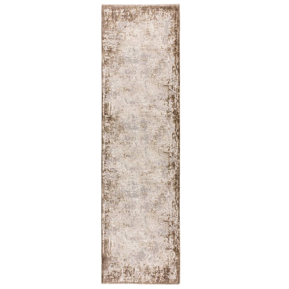 Kuza 200x290cm Border Beige Rug